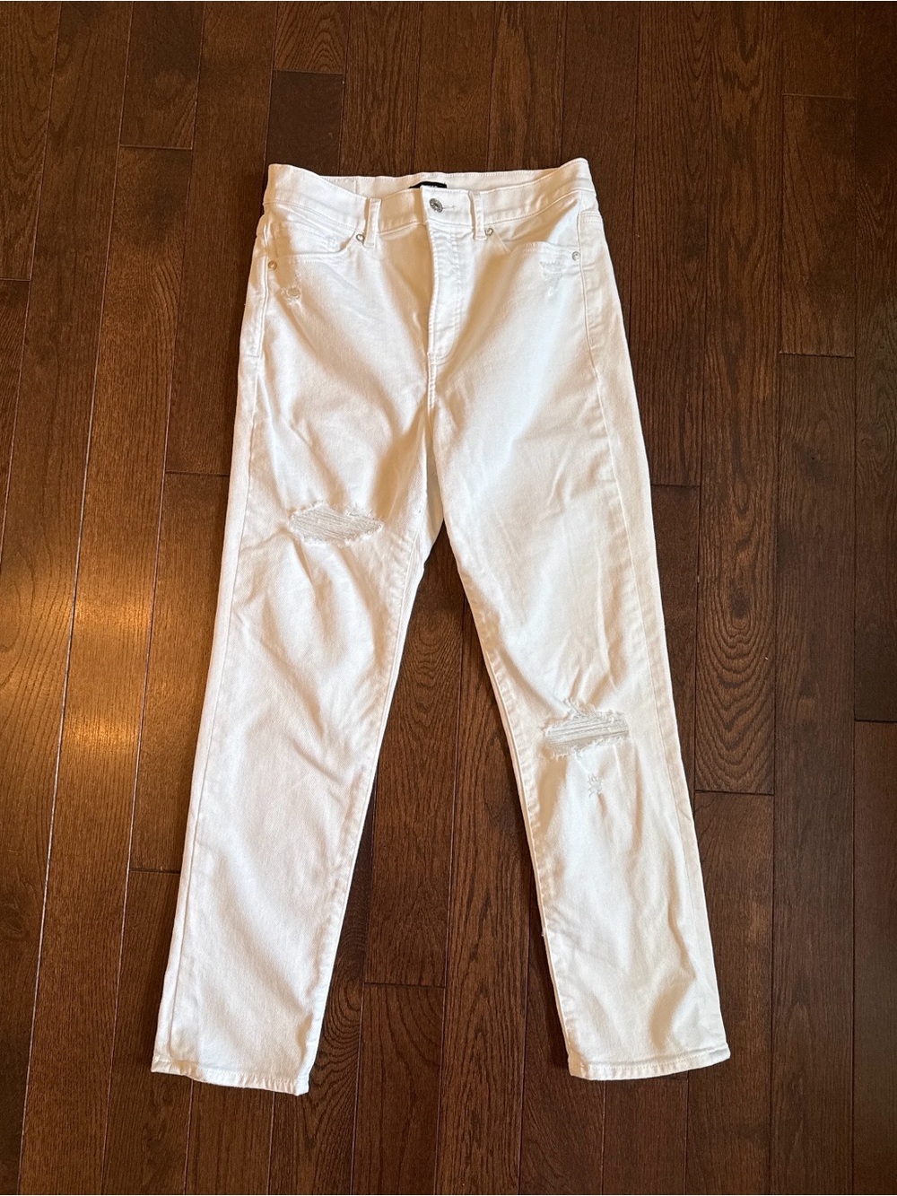 Express White High-Rise Slim Fit Jeans NWOT